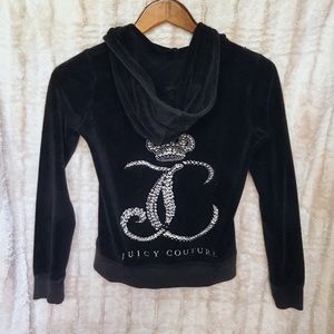 Girls Juicy Couture Velvet Hoodie